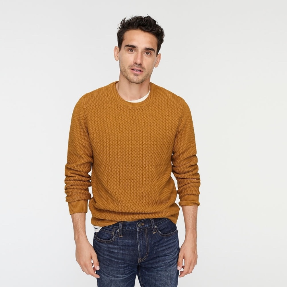 J. Crew Cotton crewneck sweater
